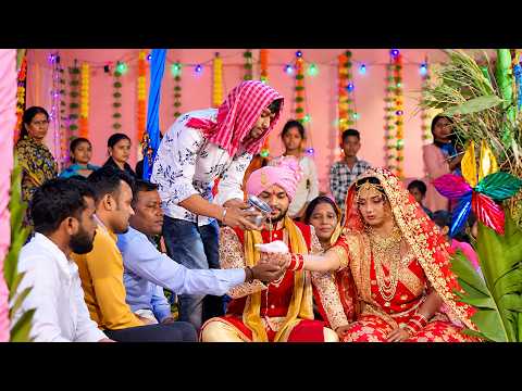 देवी मां के आशीर्वाद से अंकुश ने रितु सिंह के साथ रचाई शादी | Bhojpuri Movie Scene #captainbhojpuri