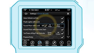 Customer Programmable Features-Unlocking customizable features of 2018 Chrysler 300