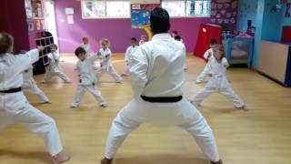 karate kids 3-4 years  old