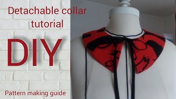 diy, How to make detachable collar! tutorial 13 (pattern)
