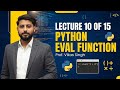 Lecture 10 of 15 | Eval Function in Python | Vikas Singh | CoDIng SEEKho
