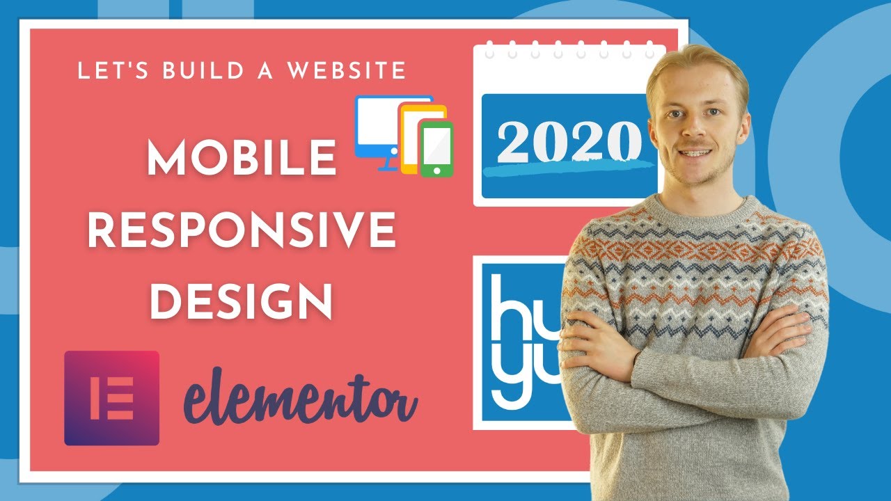 How to make a web page mobile responsive using Elementor Page Builder ...