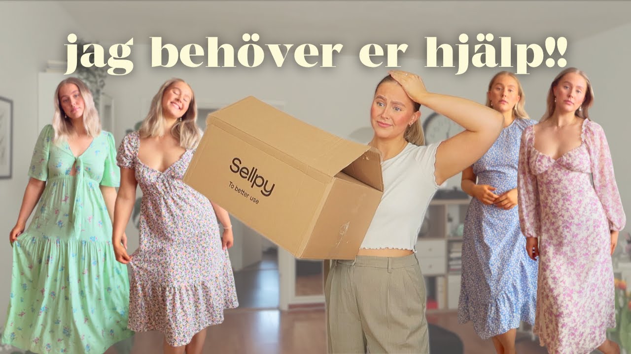provar examensklänningar från sellpy - hjälp mig välja!!
