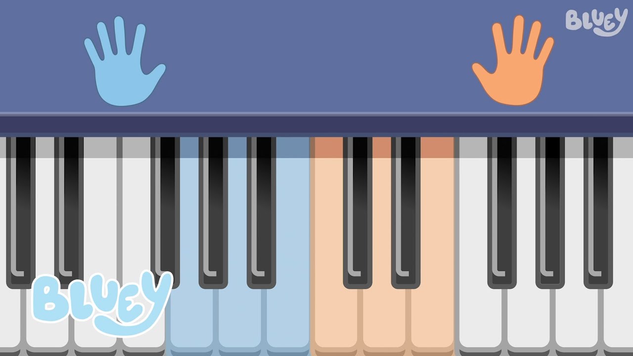 Learn the Bluey Theme Song on Piano! | Bluey - YouTube
