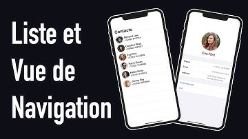 SwiftUI : Liste et Vue de Navigation