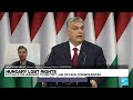 Hungary says EU efforts to overturn its ban on gay content in schools will be in vain • FRANCE 24