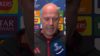 Slot announced Isak WON'T FINISH THE GAME in the pre-match interview before PSG 😳❌ #liverpool #ucl