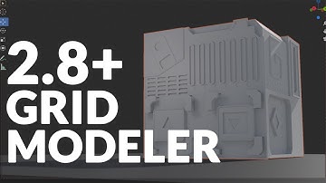 Blender Grid Modeler Addon!😍
