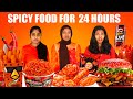 Eating only spicy food for 24 hours challenge  pullothi