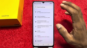 Back button setting in Realme c51 , hide navigation gesture bar setting in Realme c51