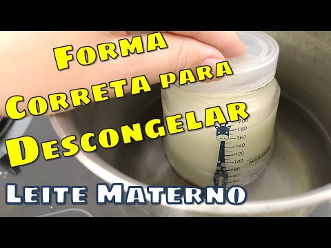 Vídeo: Como Descongelar O Leite Materno: Métodos, Dicas De Segurança, Duração