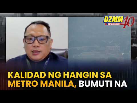 Kalidad ng hangin sa Metro Manila, tuluyan nang bumuti: DENR | DZMM (03 September 2026)