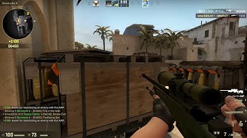 CSGO: 1v5 awp mirage fail