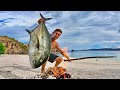 Solo survival catch n cook in paradise