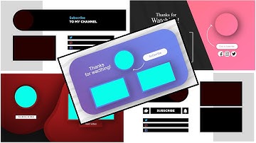 Top 5 Youtube Outro Make Professional Your Video | Free Download | TUBER NISHAN