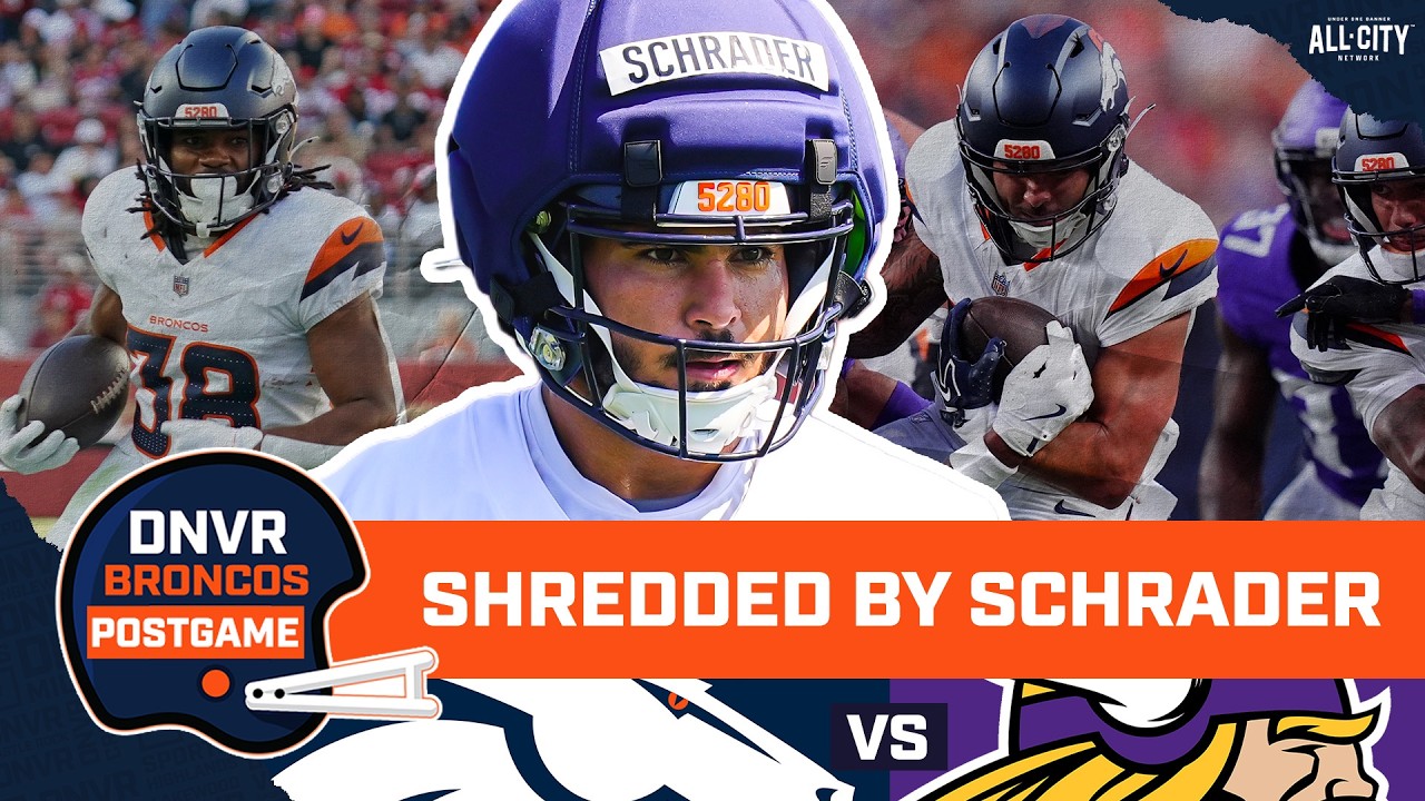 Cody Schrader makes a late case to make the Denver Broncos with a massive game against the Vikings