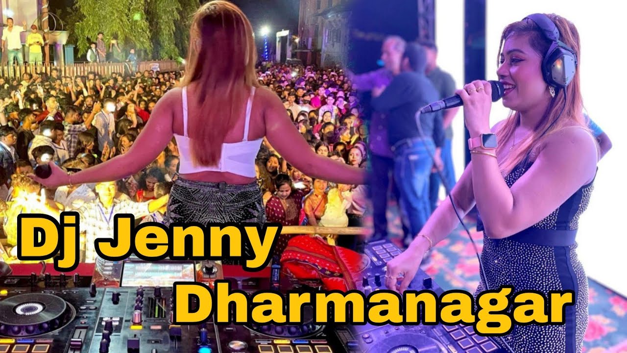 @djjennykolkata Live Performance At Dharmanagar Boys Club🔥🔥 Laga Diya // Dream Rider