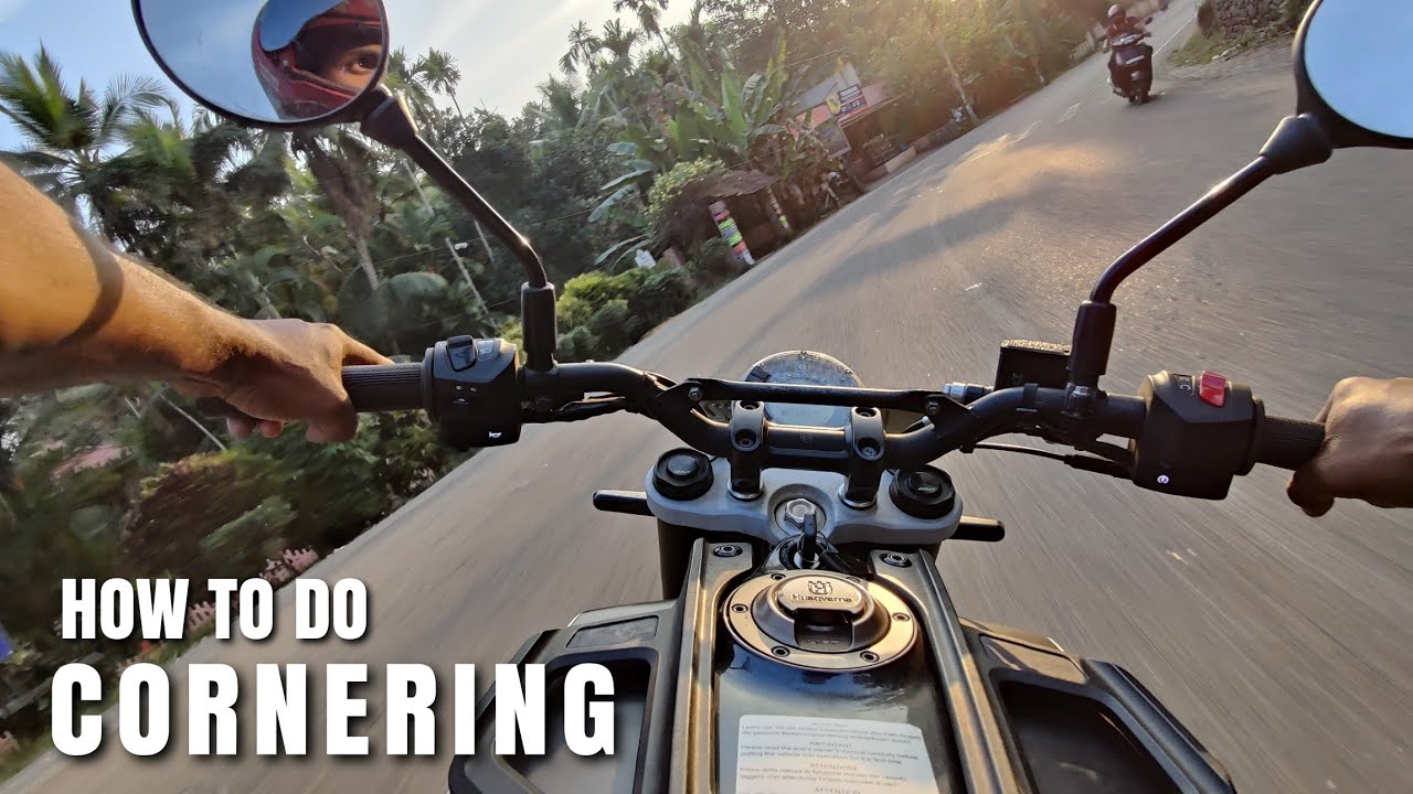 How to do cornering on a bike malayalam video. Bike cornering tips