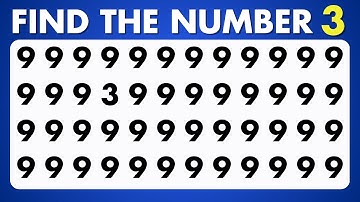 Test Your Vision! Can YOU Find the Odd Numbers in this Puzzle Quiz?
