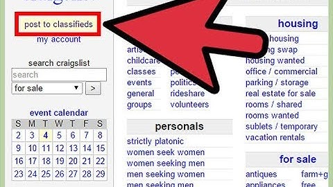 How to post ads for FREE on Craigslist -