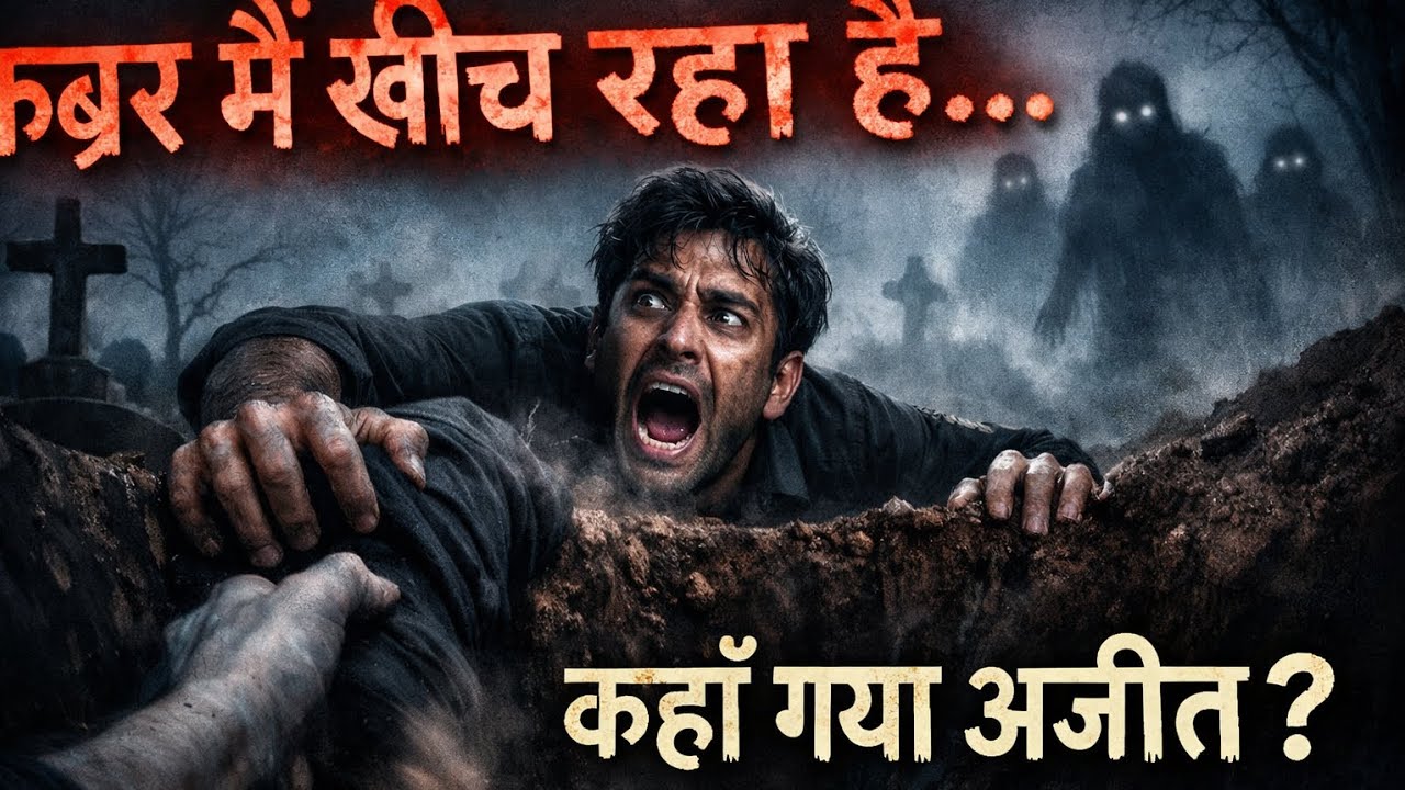 😨🪦 Dost Ki Kabr Me Gir Gaya Aur Phir… | Hindi Horror Story | Creepy Kahani 👁️‍🗨️
