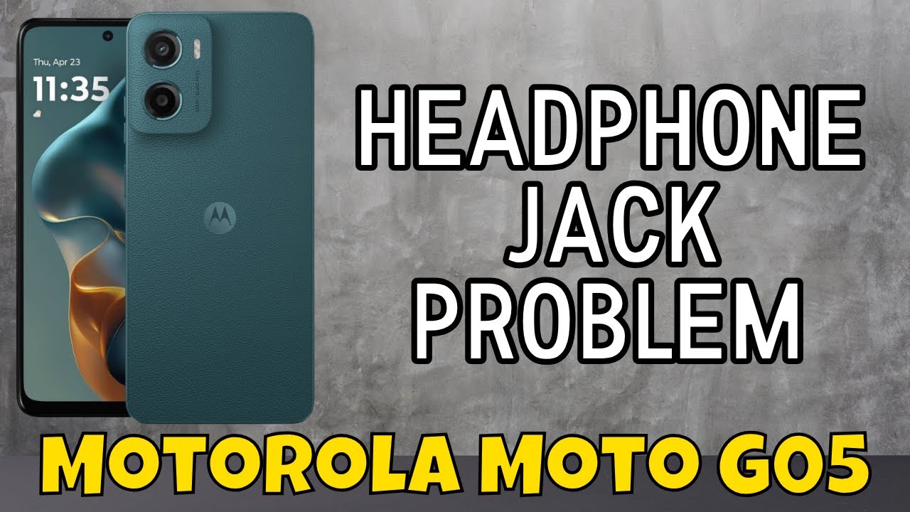 Motorola Moto G05 Headphone Jack Not Working problem || How to