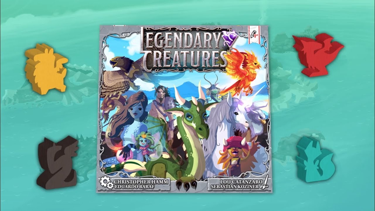 Legendary Creatures Board Game NEW SEALED FREE SHIPPING! Pencil First Games 