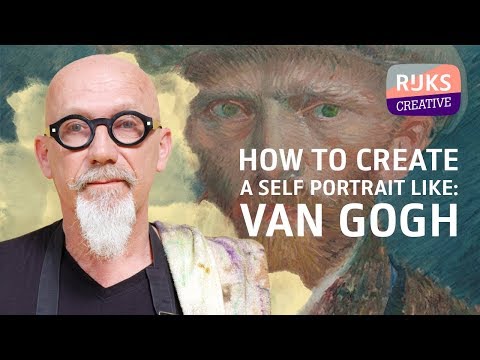 HOW to create a VAN GOGH self portrait  Rijksmuseum tutorial