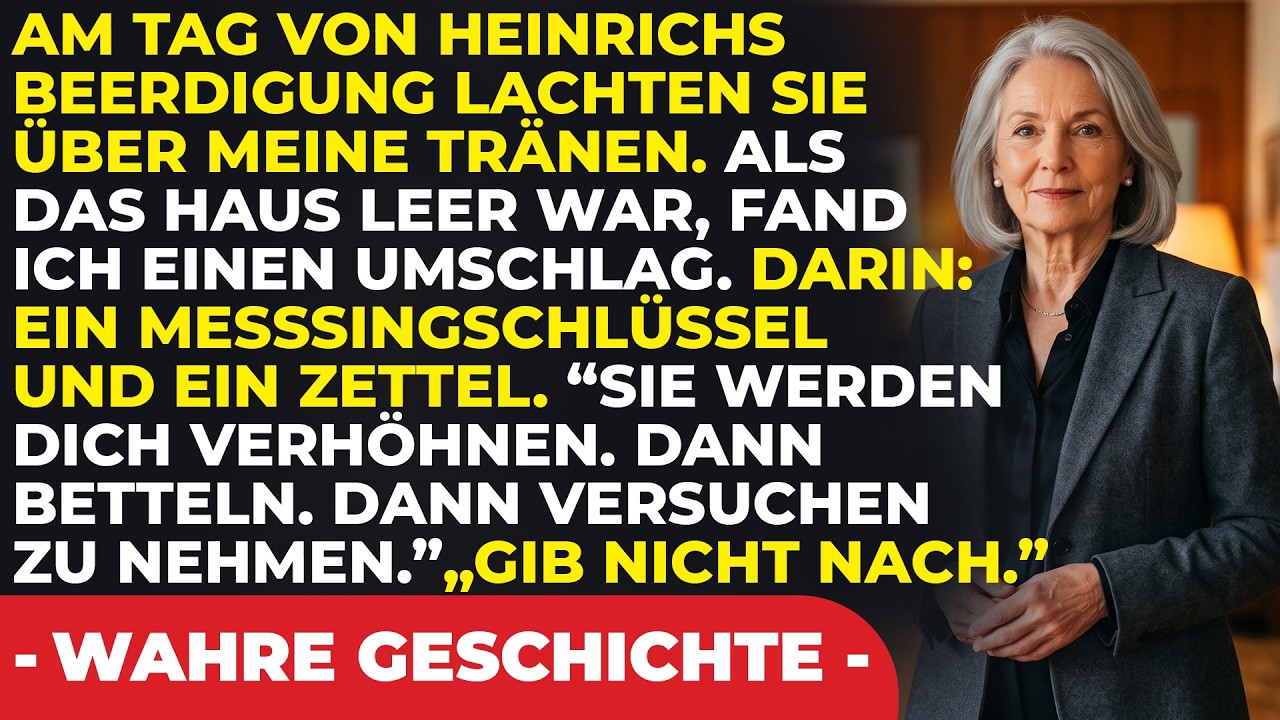 Ich dachte, die Beerdigung meines Mannes wäre der schlimmste Tag meines Lebens. Doch als seine Schwester sich zu mir herüberbeugte und leise sagte: „Du warst schon immer zu zerbrechlich, du warst...