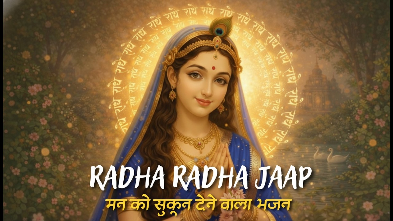 🌼 Soulful Shri Radha Naam Jaap 2026 | 1 Hour Nonstop Radha Bhakti Dhun