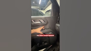 GMC Power Window Switch Reset in 5 seconds #shortvideo