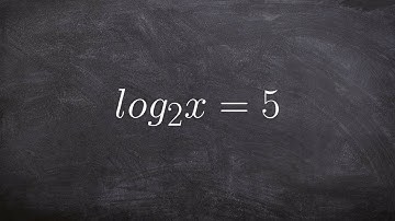 Solving logarithmic equations