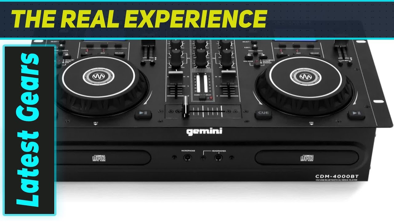 Gemini Sound CDM-4000BT: Your All-in-One DJ Powerhouse! - YouTube
