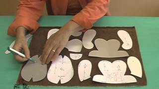 How to Make a Teddy Bear  #3 Template Transfer and Cutting Fabric