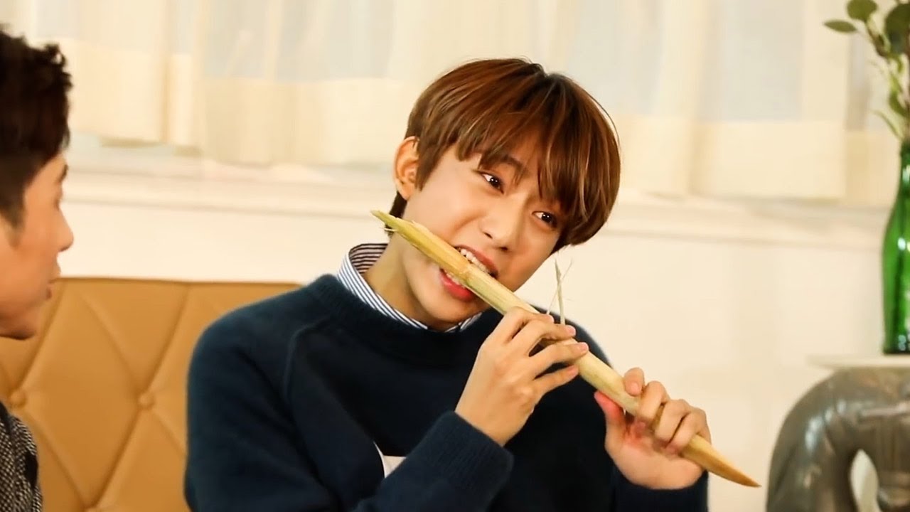 [ 공찬 ] 산들 빙의한 공찬 먹방ㅋㅋㅋㅋ (비원에이포 멤버 체인지)