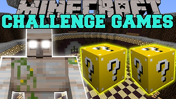 Minecraft: MUTANT IRON GOLEM CHALLENGE GAMES - Lucky Block Mod - Modded Mini-Game
