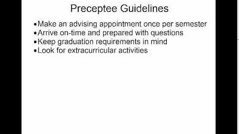 Precepting Introduction