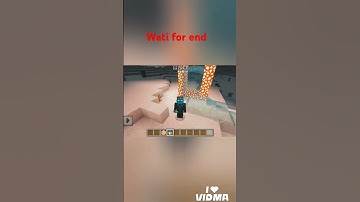 Minecraft magical water portal #shorts  #minecraft