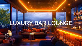 Luxury Bar Lounge Music In Rooftop | Relaxing Jazz Instrumental Music For  Stimulation Of Creativity