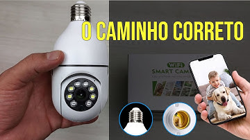Como instalar configurar câmera ip Wi-fi lâmpada Yoosee 2022