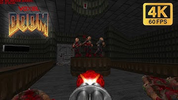 Voxel Doom - E1M7: Computer Station - [GZDoom] | 4K/60