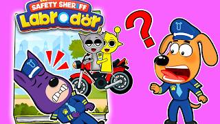 [ Paper DIY ] ❤️Making Quiet Book Sheriff Labrador | Sheriff Labrador Catching Criminals #5