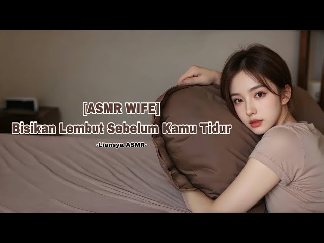 [ASMR WIFE] Bisikan Lembut Sebelum Tidur 🌧️💙 [F4M] Sleep Aid + Rain Sounds | ASMR ROLEPLAY INDONESIA