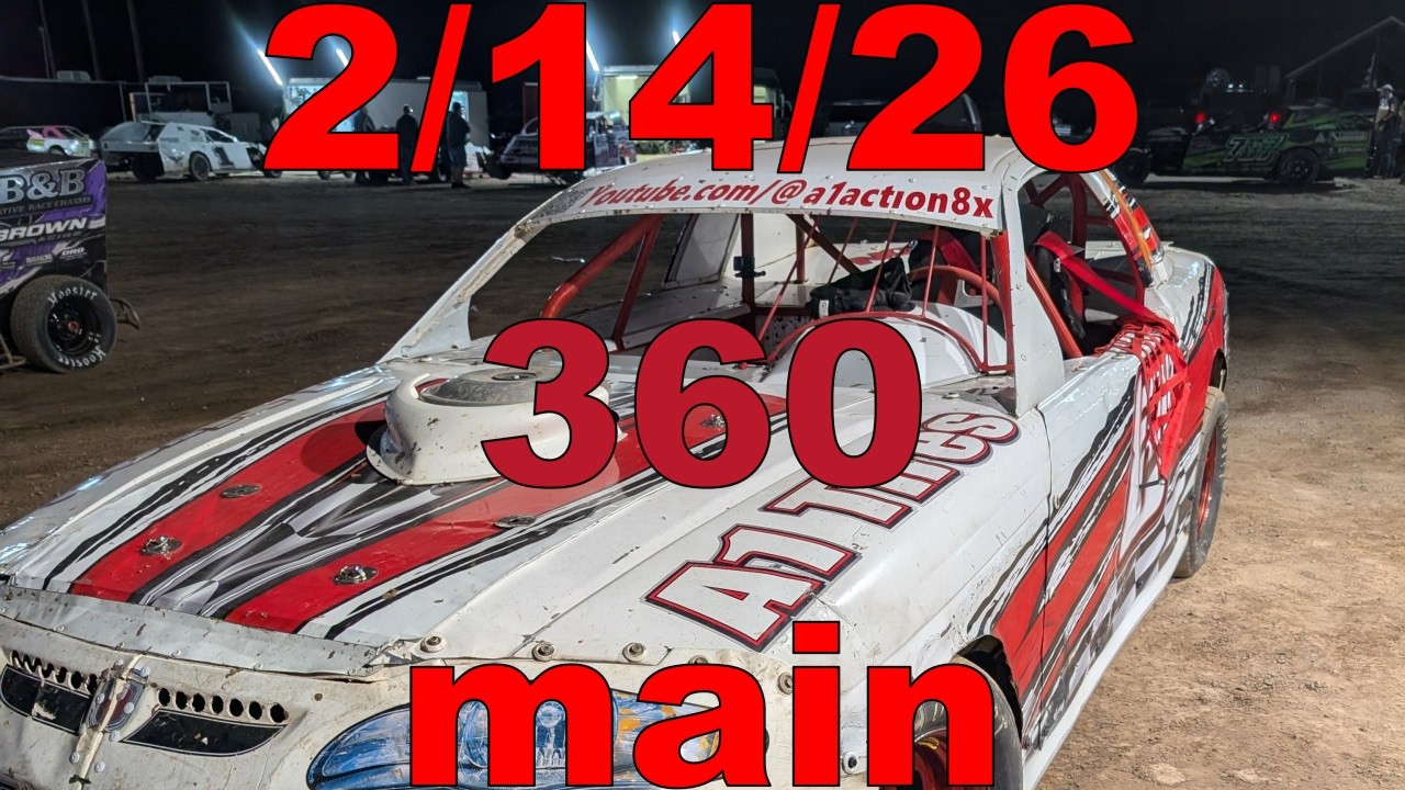 mohave valley raceway 2/14/26 street stock feature 360
