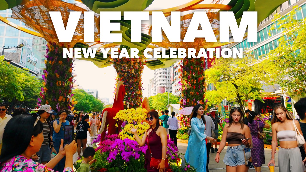 This Happens Only Once a Year in Vietnam (Tết Celebration in Ho Chi Minh City)