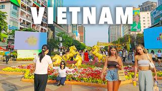 Walking Tour in Ho Chi Minh City, Vietnam (4K) | Lunar New Year Celebration (Tết)