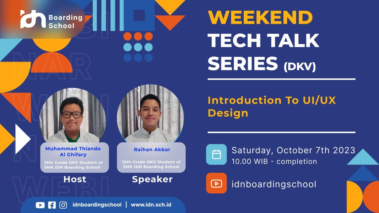 Introduction To UI/UX Design | Weekend Tech Talk Series - YouTube