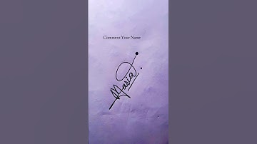 Maria Name Signature Style ✍️ // M Letter Signature Style #signature #ytshorts #shorts #trending