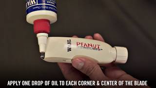 wahl peanut blade sharpening