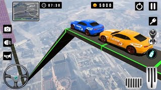 मेगा रैंप कार रेसिंग - Car stunt Racing 3D screenshot 5